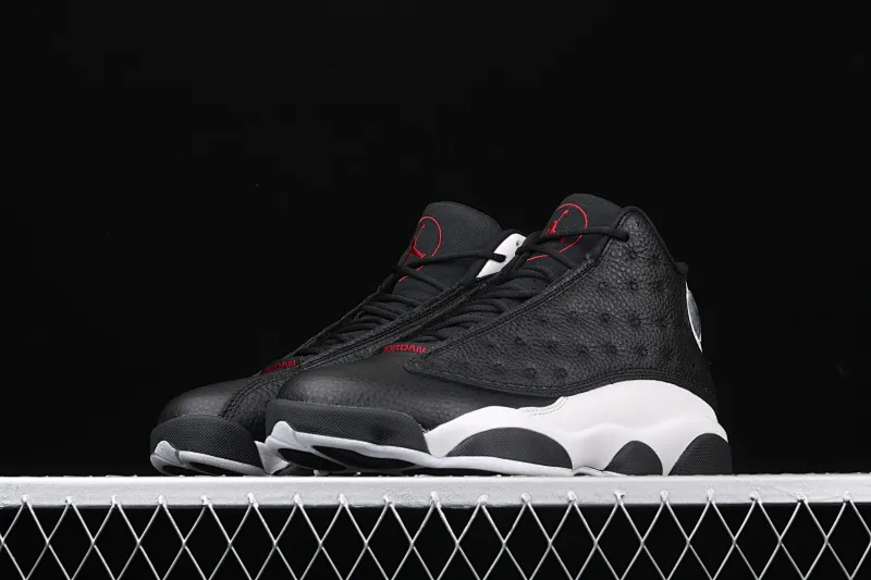 All Categories Air Jordan Jordan Series Basketball Shoes Air Jordan 13 Air Jordan 13 "Reverse He Got Game" AJ13 Joe 13 Reverse Panda Love and Respect First Layer Real Carbon Real Cat Eyes 414571-061